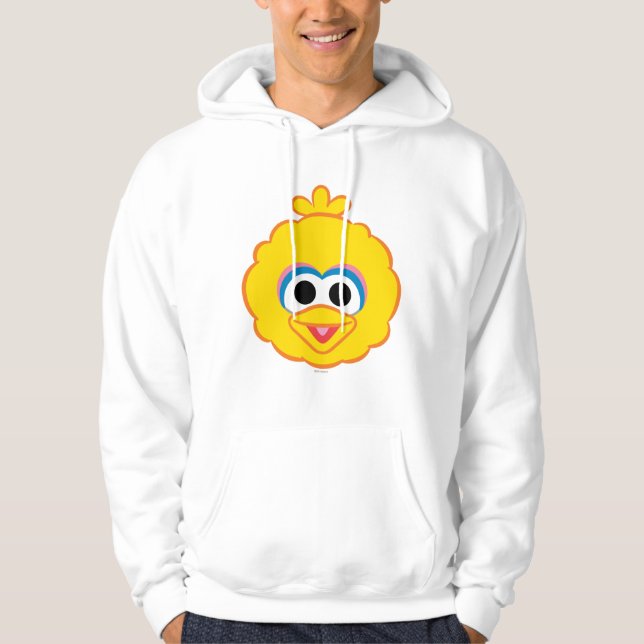 Big Bird Smiling Face Hoodie (Front)