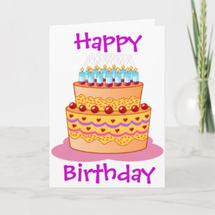 Big Birthday Cake Card