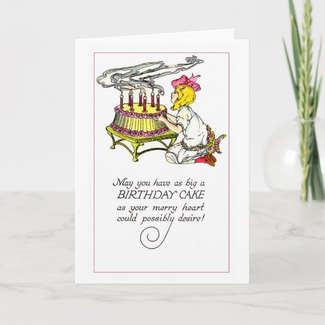 Big Birthday Cake Card (Front)