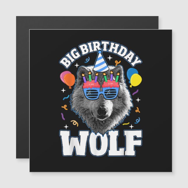 Big Birthday Wolf for Wolves (Front/Back)