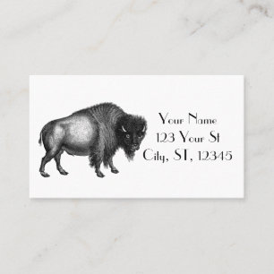 Big Bison Buffalo Thunder_Cove  Business Card