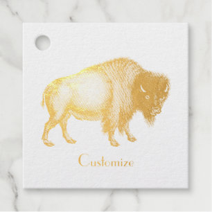 Big Bison Buffalo Thunder_Cove Favour Tags