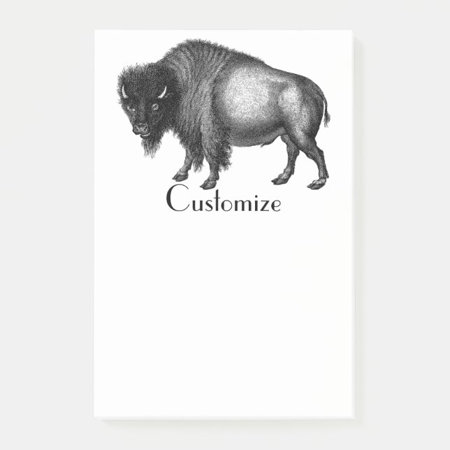 Big Bison Buffalo Thunder_Cove Post-it Notes (Front)