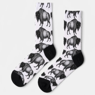 Big Bison Buffalo Thunder_Cove Socks
