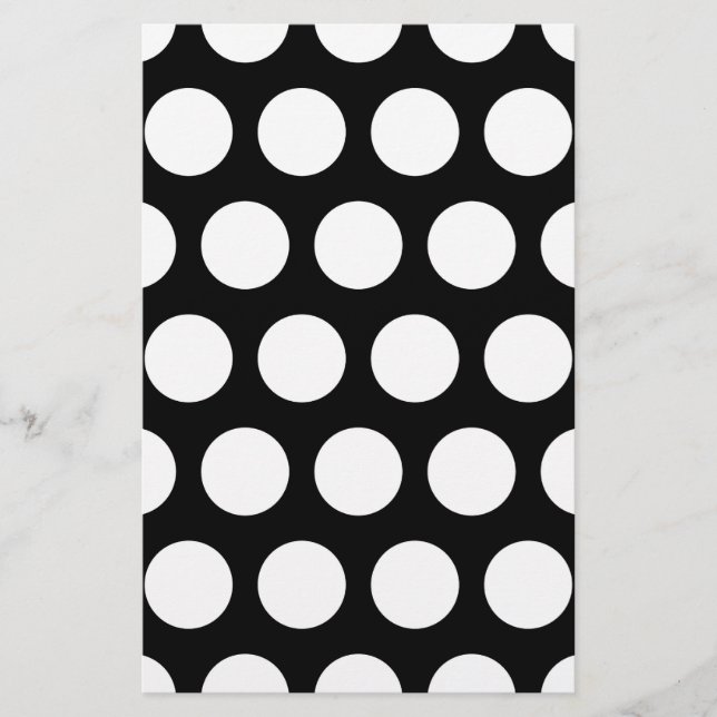 Big Black and White Polka Dots (Front)