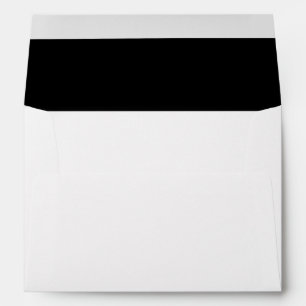 Big Black and White Stripes Envelope