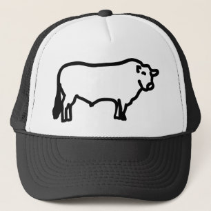 big black angus trucker hat
