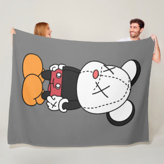 Big black-eared mouse fleece blanket