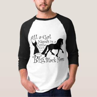 Big Black Horse T-Shirt
