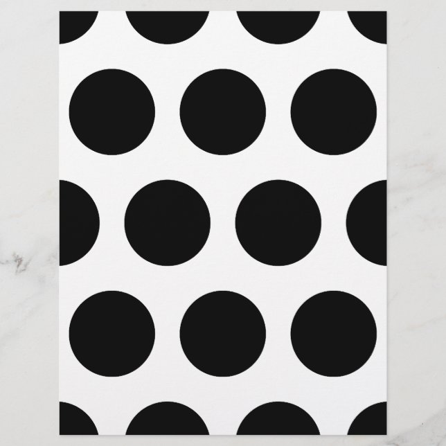 Big Black Polka Dots Flyer (Front)