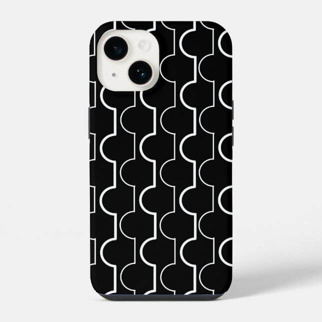Big Black Scallops iPhone Case (Back)