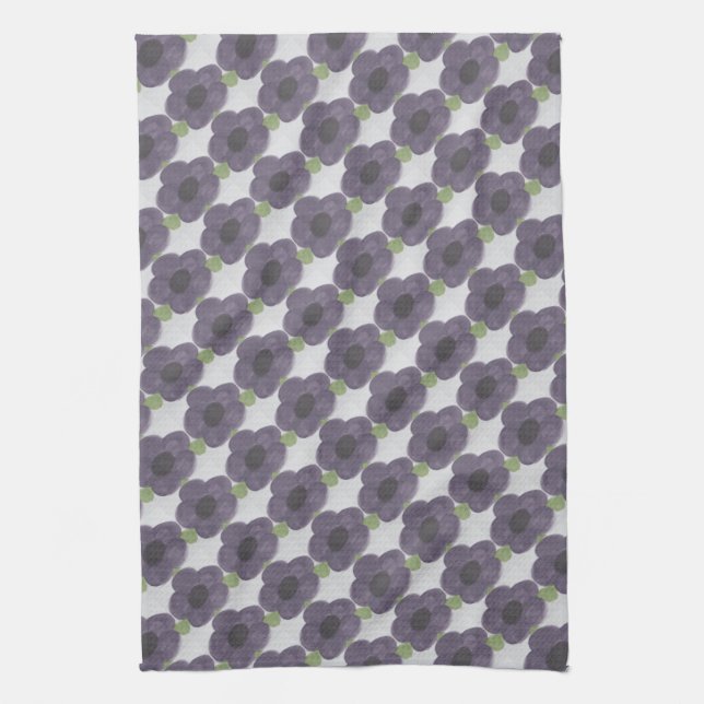 Big Blooms Tea Towel (Vertical)