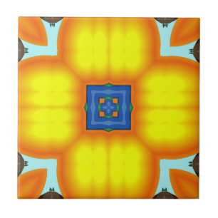 Big Blossom Ceramic Tile