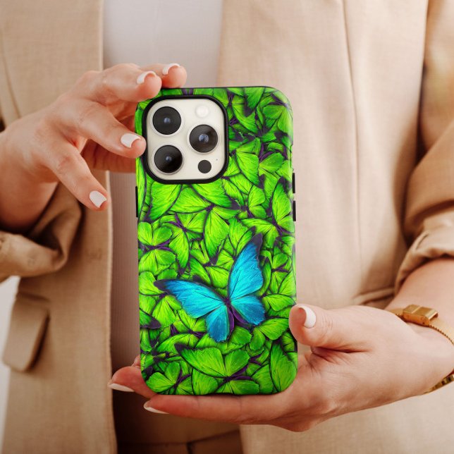 Big Blue Butterfly iPhone | Butterfly iPhone 13 Case-Mate iPhone Case (Creator Uploaded)