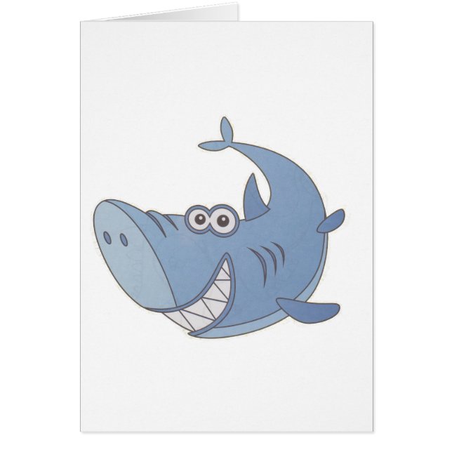 Big Blue Cartoon Shark (Front)