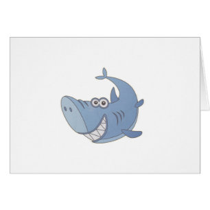 Big Blue Cartoon Shark
