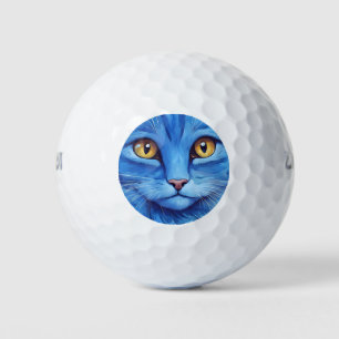 Big Blue Cat Golf Balls