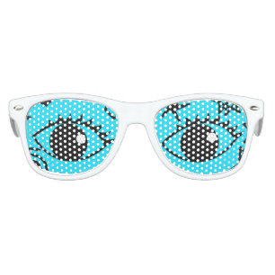 Big Blue Eyes Party Sunglasses