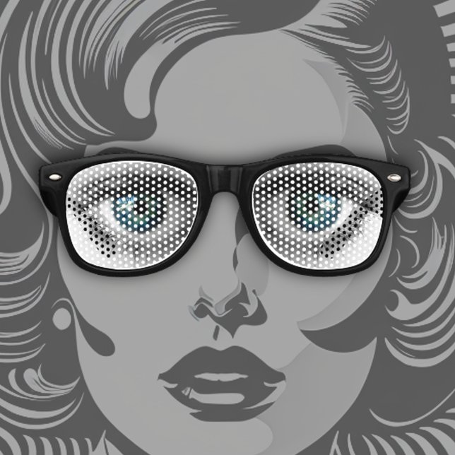 Big Blue Eyes Retro Sunglasses (Creator Uploaded)