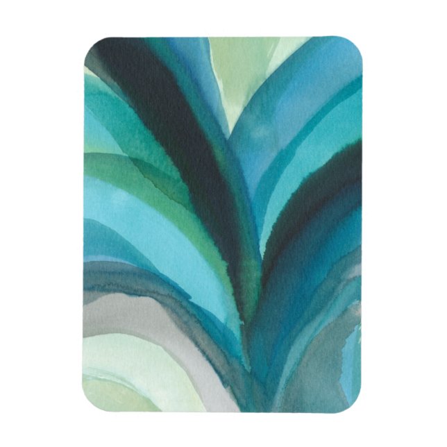 Big Blue Leaf I Magnet (Vertical)
