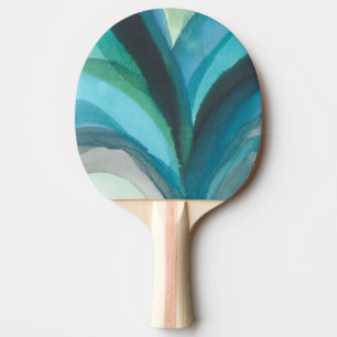 Big Blue Leaf I Ping Pong Paddle