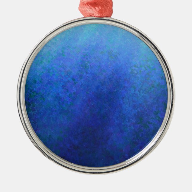 Big Blue Metal Tree Decoration (Front)