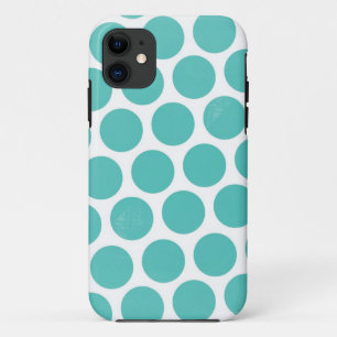 Big Blue Polka Dot iPhone 11 Case