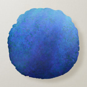 Big Blue Round Cushion