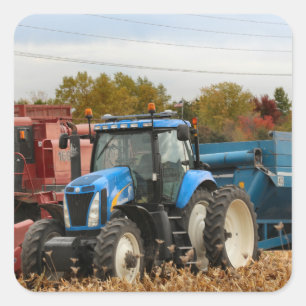 Big Blue Square Sticker