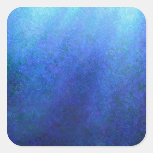 Big Blue Square Sticker (Front)