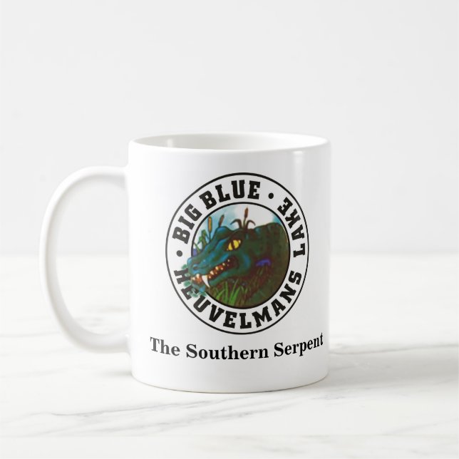 Big Blue, The Southern Serpent Coffee Mug (Left)
