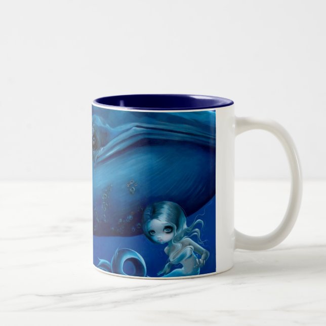 "Big Blue Whale" Mug (Right)