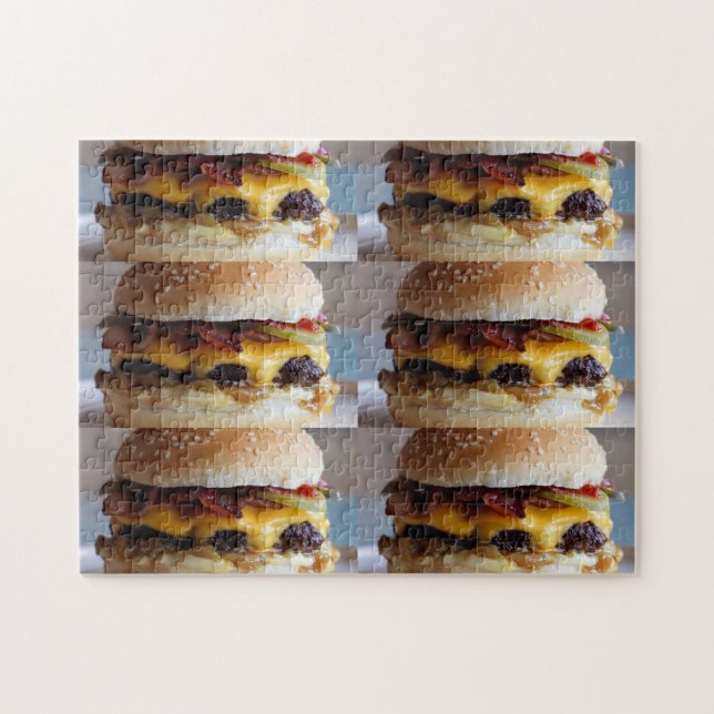 Big Bob's bacon cheese burger puzzle (Horizontal)