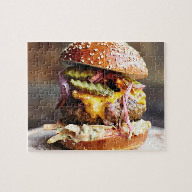 Big Bob's yummy burger 110 piece puzzle (Horizontal)