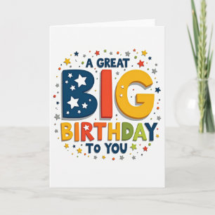 Big Bold Birthday Card