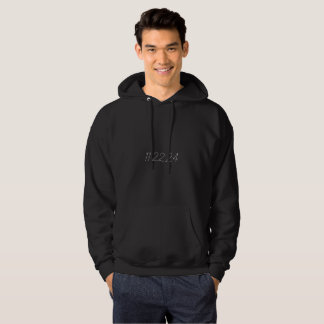 Big Bold Custom Anniversary Date Hoodie