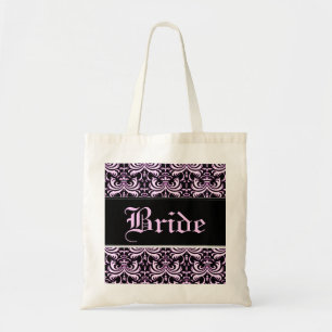 Big Bold Damask (Pink) (Wedding) Tote Bag