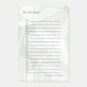 Big Bold Hollyhocks CHOOSE COLOR Post-it Notes