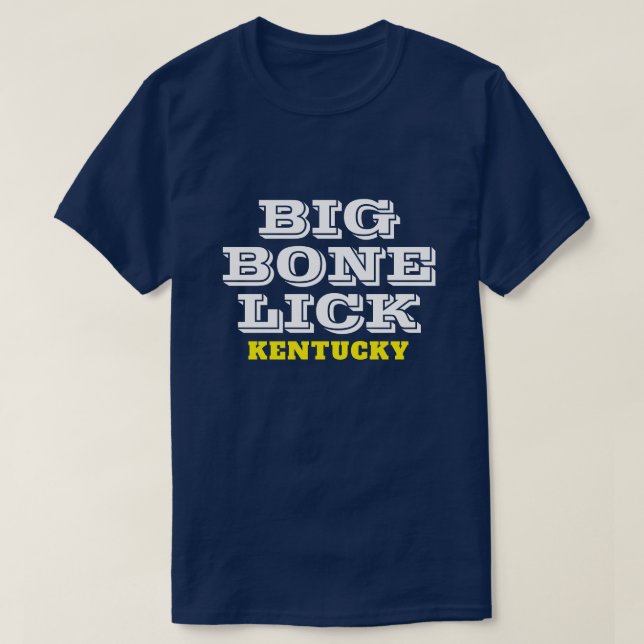 Big Bone Lick Kentucky T-Shirt (Design Front)