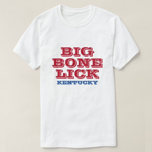 Big Bone Lick Kentucky T-Shirt (Design Front)