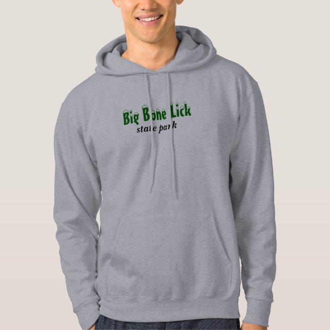 Big Bone Lick , state park - Custo... - Customised Hoodie (Front)