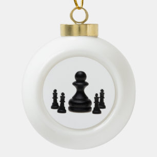 Big Boss Ceramic Ball Christmas Ornament