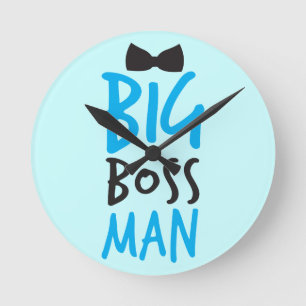 Big Boss man design NP Round Clock