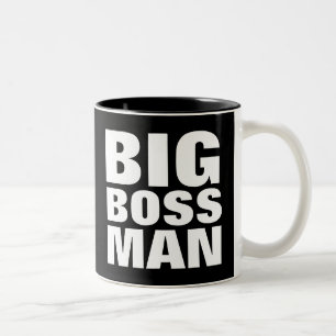 BIG BOSS MAN, Funny coffee mugs for him