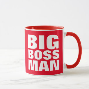 BIG BOSS MAN, Funny DAD coffee mugs