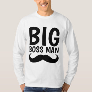 BIG BOSS MAN Moustache T-shirts