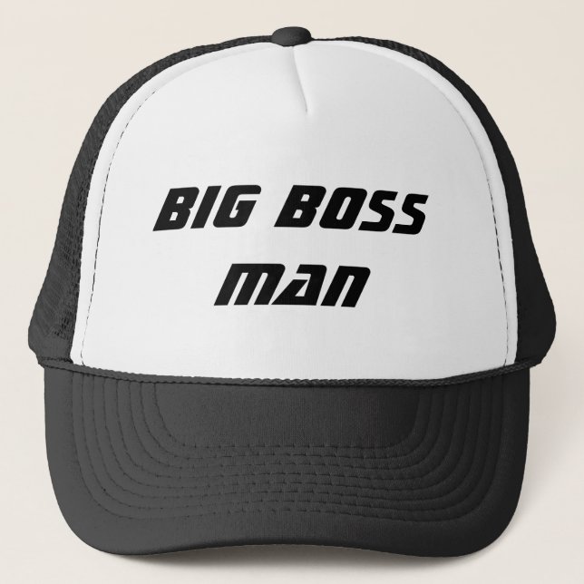Big Boss Man Trucker Hat (Front)