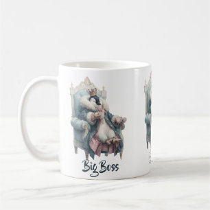Big Boss Winter Penguin Design Coffee Mug