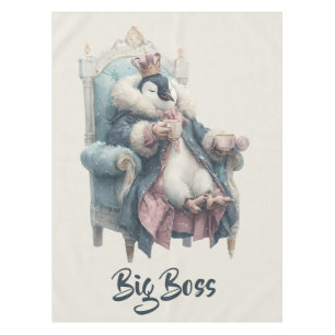 Big Boss Winter Penguin Design Tablecloth