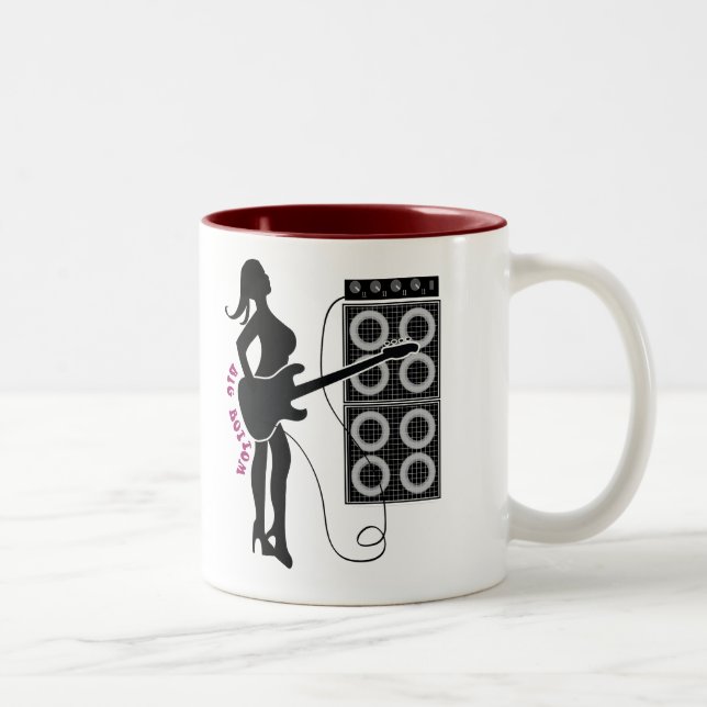 Big Bottom Bass Guitar Mug (Right)